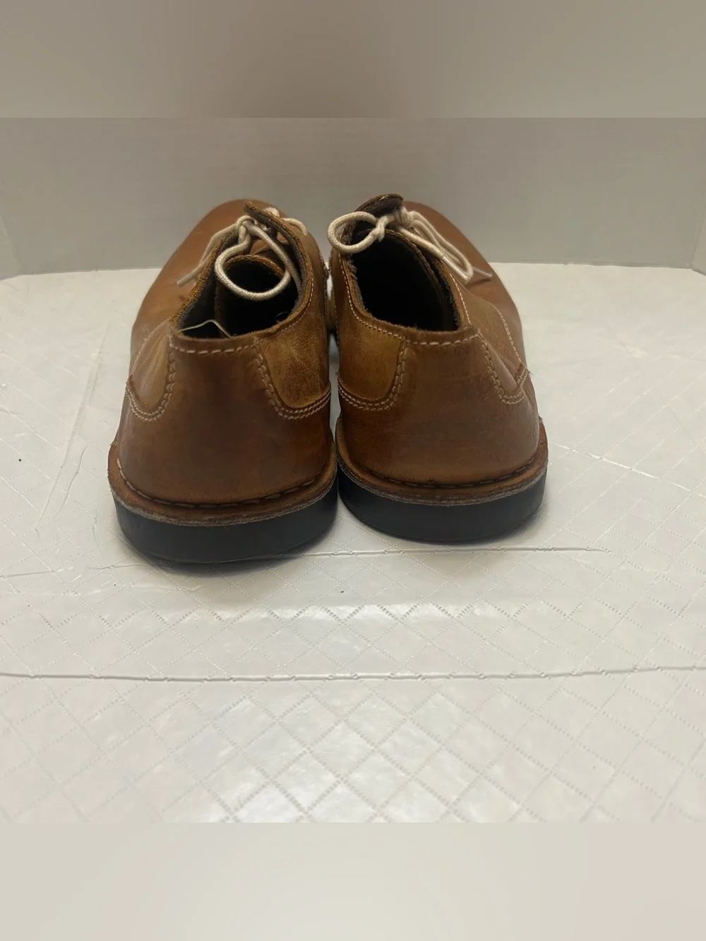 Red Tape Men's Brown Leather Oxford Dress Shoes Lace-Up Size 11